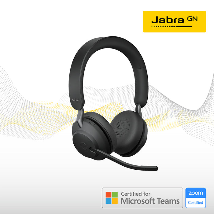 Jabra Evolve2 65 MS Stereo - Black/Beige (#EDU-1)
