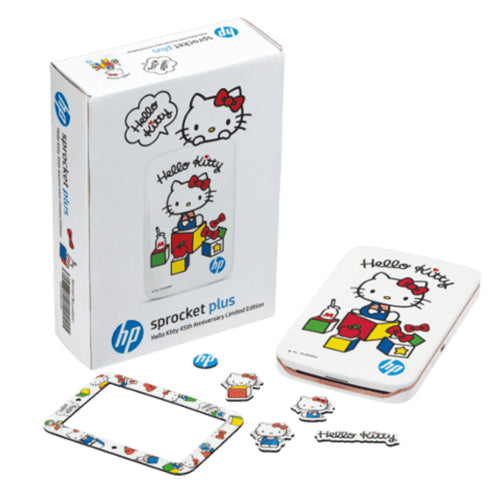 HP Sprocket Plus Printer - Hello Kitty 45th Anniversary Limited Edition + Extra Photo Paper (total 20-sheets)