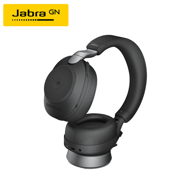 Jabra Evolve2 85 Link380a MS with Charging Stand - Black(#Basic)